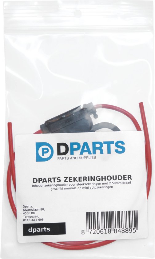 Zekeringhouder voor de auto, met handmatige reset, waterdicht