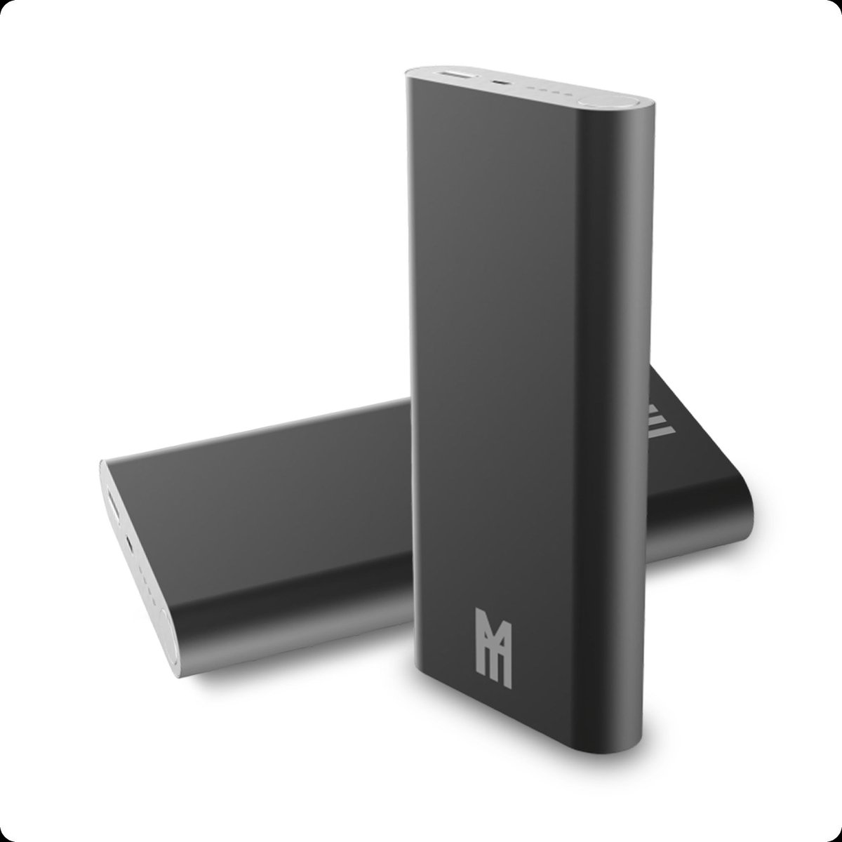 Koopjes Katwijk Powerbank 20000mAh Snellader met LED - Koopjes Katwijk - €34,99