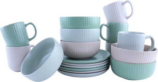 Servies Leonardo Roma Beige (12-delig