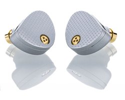 Moondrop Aria 2 - In-Ear Monitor - IEM - Dynamische Driver - Audiofiele Oordoppen - Verwisselbare Kabel - Comfortabele Pasvorm - Zilver