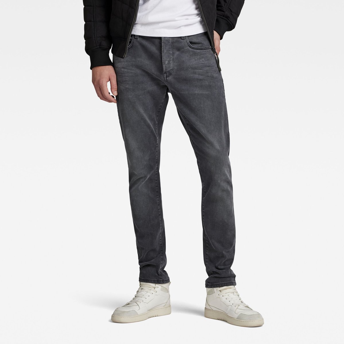 G-Star 3301 Slim Heren Jeans Faded Blade
