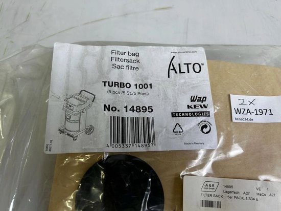 Nilfisk - Filterzak Turbo 1001 (5 stuks)