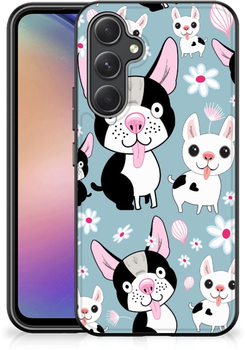 Samsung Galaxy A54 Dierenprint Telefoonhoesje Hondjes