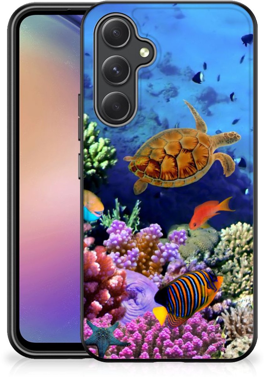 Back Cover voor Samsung Galaxy A54 Dierenprint Telefoonhoesje Vissen