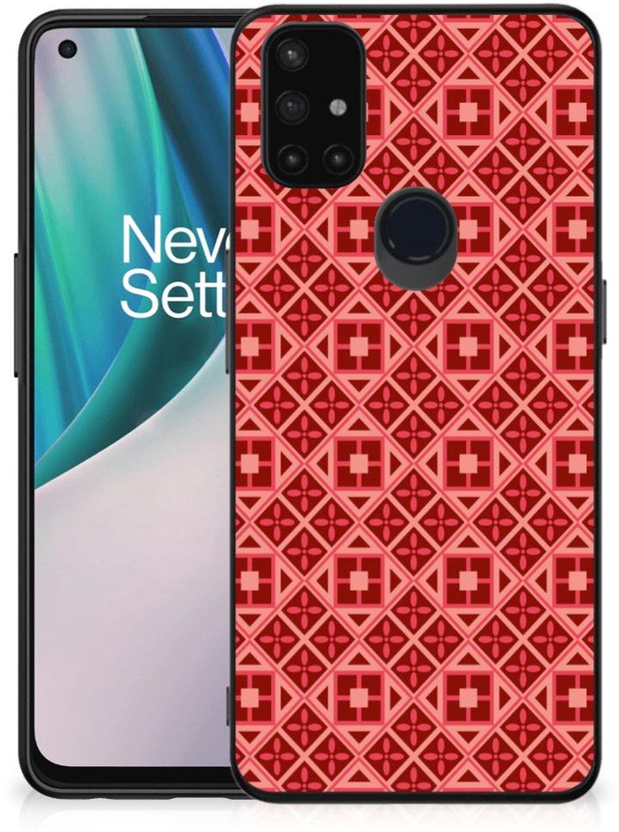 OnePlus Nord N10 5G Back Case Batik Rood