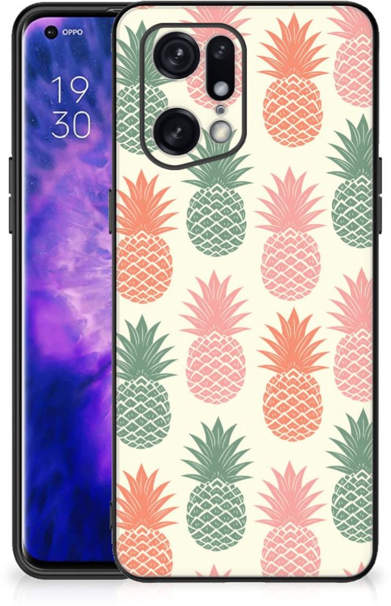 OPPO Find X5 Pro Back Cover Hoesje Ananas