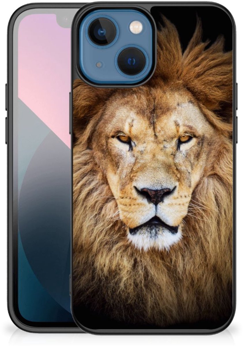 Apple iPhone 13 mini Dierenprint Telefoonhoesje Leeuw