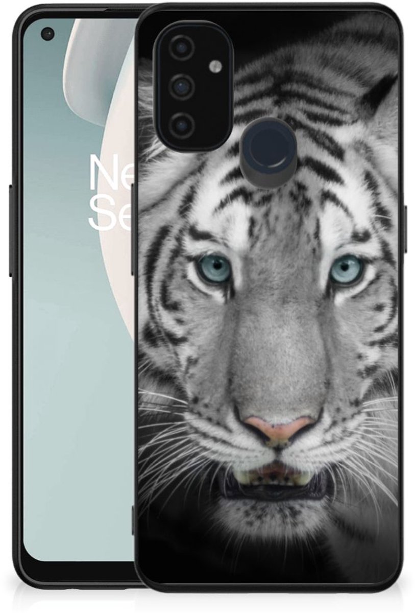 Back Cover voor OnePlus Nord N100 Dierenprint Telefoonhoesje Tijger