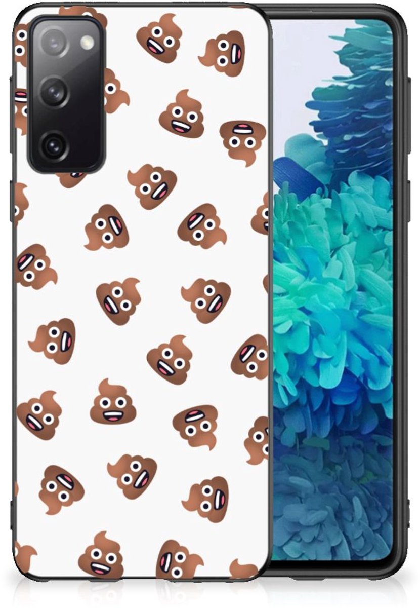 Back Cover voor Bumper Case voor Samsung Galaxy S20 Poep Emojis