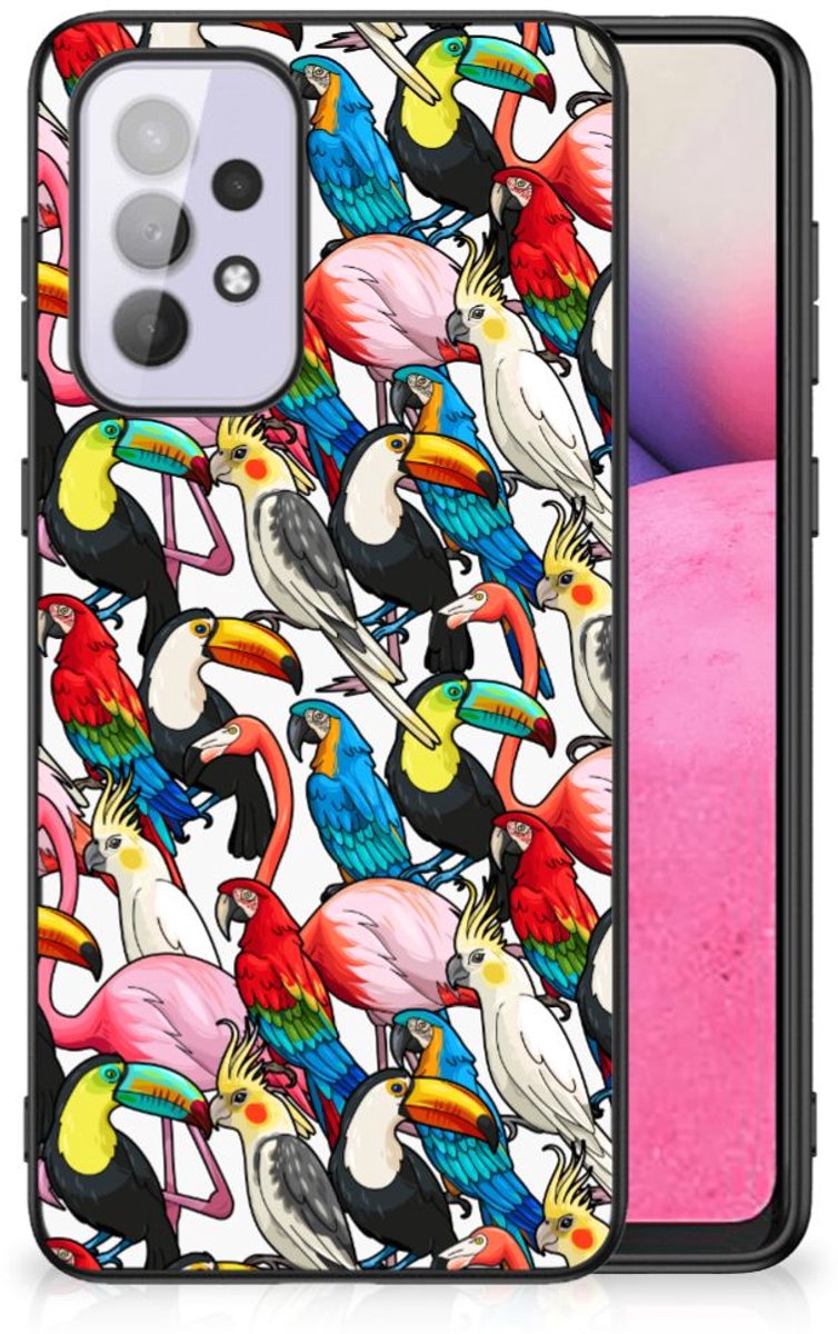 Back Cover voor Samsung Galaxy A33 5G Dierenprint Telefoonhoesje Birds