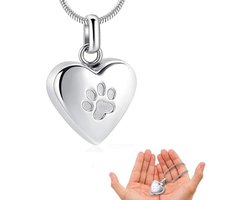 Luxe Ashanger - Geschikt Voor As, Haren of Parfum - Met Ketting - Assieraad - As Ketting - Gedenksieraad - As Vuller - Van Bijvoorbeeld Honden En Katten, Stofresten, Aarde, As, Haar, Nagels,In Te Bewaren