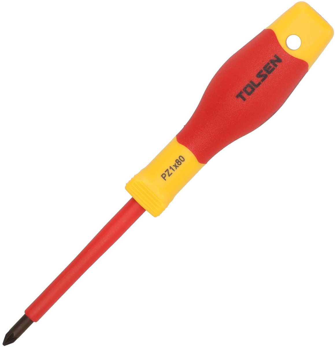 Tolsen Schroevendraaier VDE Premium - Kruiskop Schroevendraaier PZ1 x 80mm