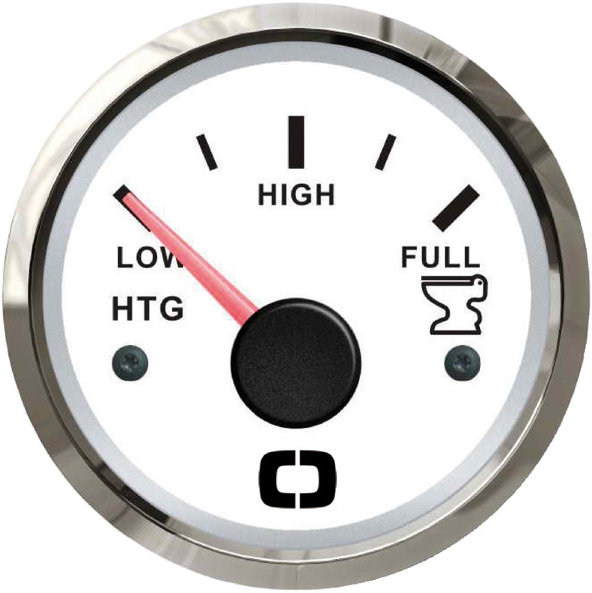 Osculati 12/24V witte digitale Vuilwatertankmeter Low-High-Full Ø51mm gatmaat | 27.322.05