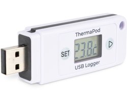 ETI - USB Temperatuurlogger – Genereert pdf-rapport zonder Software – Koeltransport