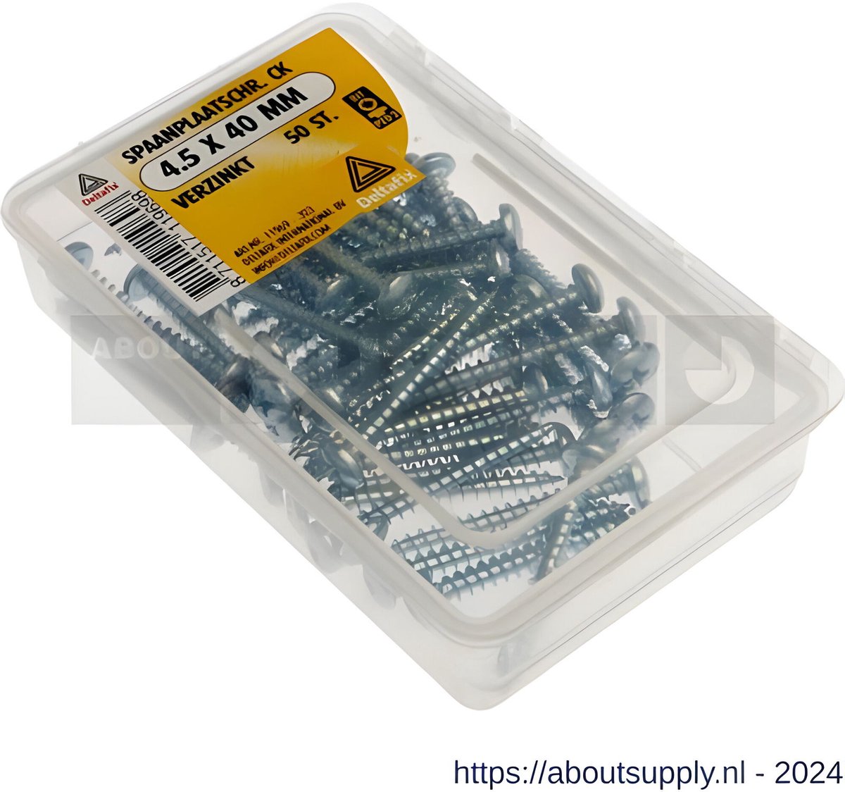 Deltafix - Sp.pl.schr. ck 4,5x40mm 50st