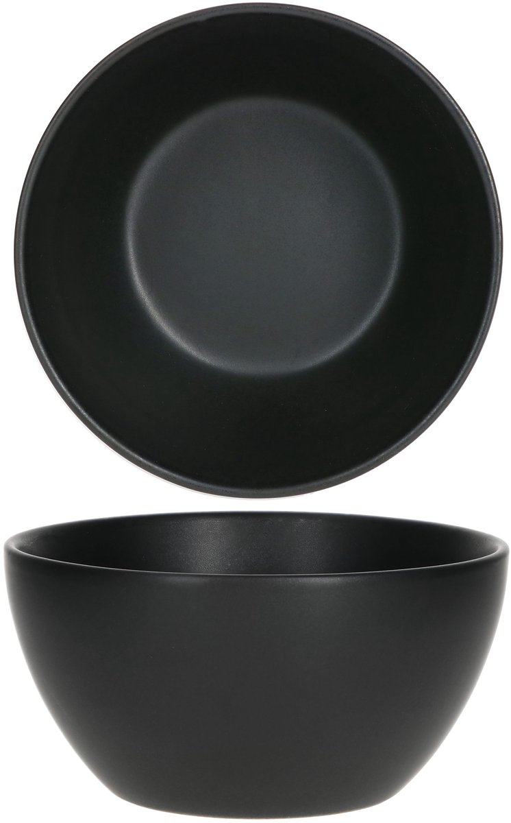 Set van 4 graankommen Nero Bianco 400 ml wit & zwart