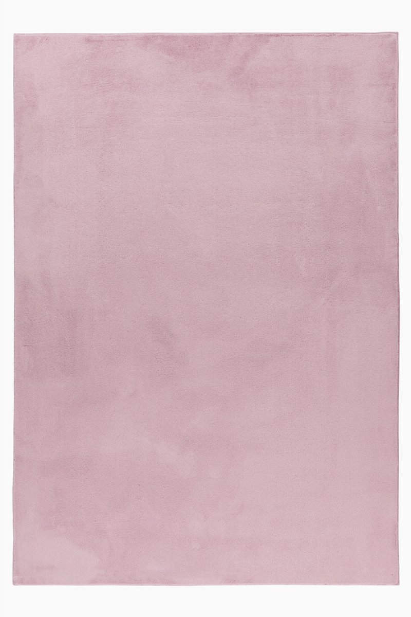 Hoogpolig vloerkleed Pouffy (roze) - 160x230 cm