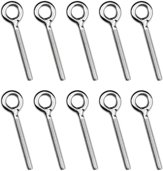 RVS oogbout M6 x 20 mm, RVS316