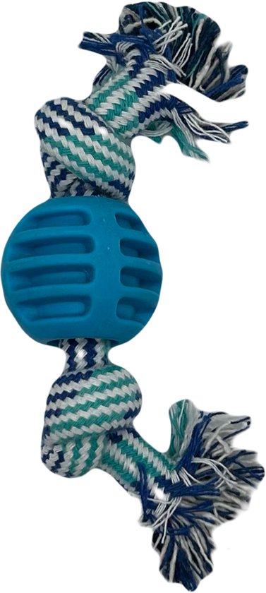 Hondenbal Op één Touw, 2 Stuks, 7 Cm, Interactieve Bal Van Natuurlijk Rubber Bal Voor Honden Voor Het Apporteren Vangen Gooien En Trekken Van De Oorlog 30 Cm