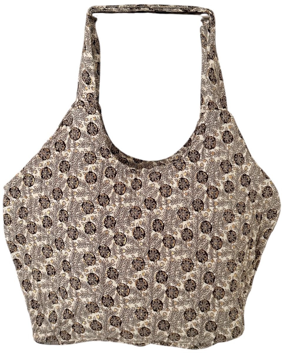 Schoudertas Kantha Gestikt Chique 49x35 cm