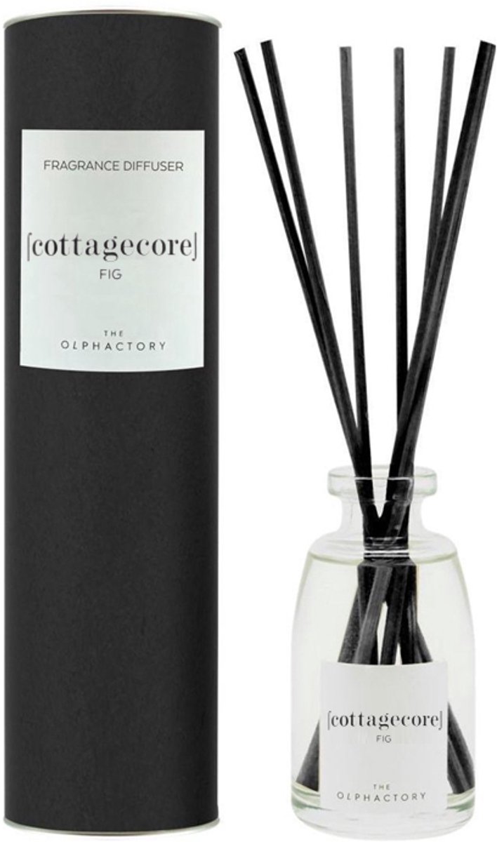 The Olphactory Luxe Geurstokjes Fragrance Diffuser 'Cottagecore' - Fig - 100 ml