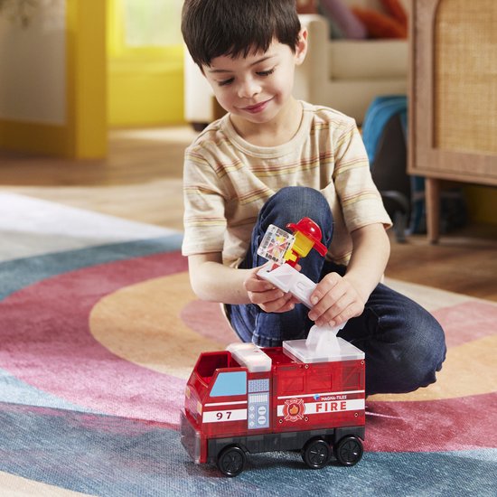 Magna-Tiles | Fire Station 50 Stuks Set — afbeelding 3