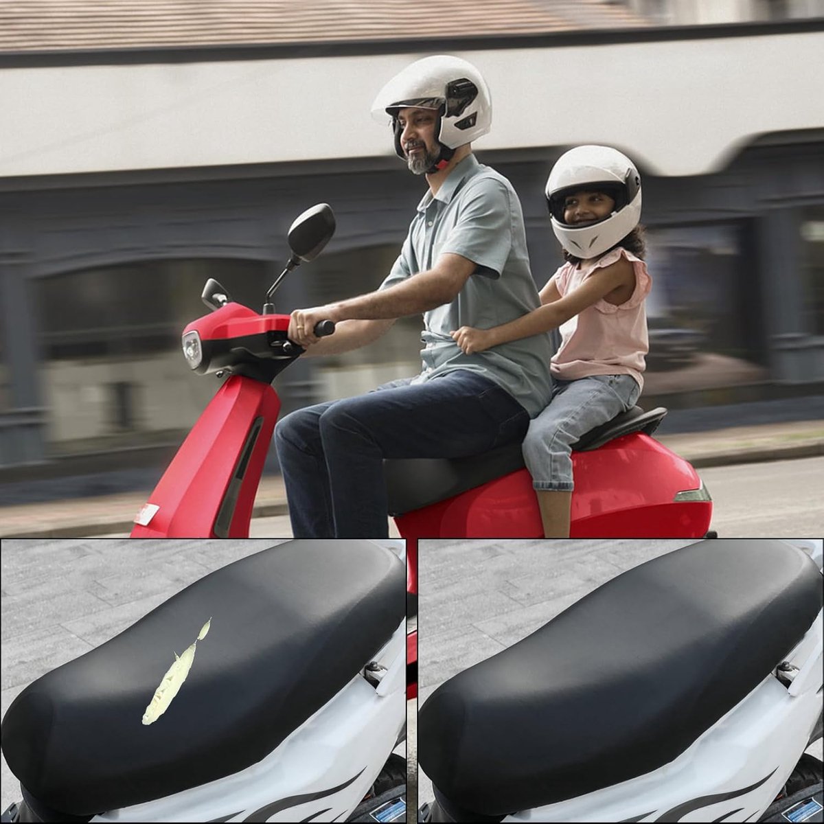 Motorfiets Zadelhoes - Waterdicht - Universeel - 2 Stuks - Kunstleer