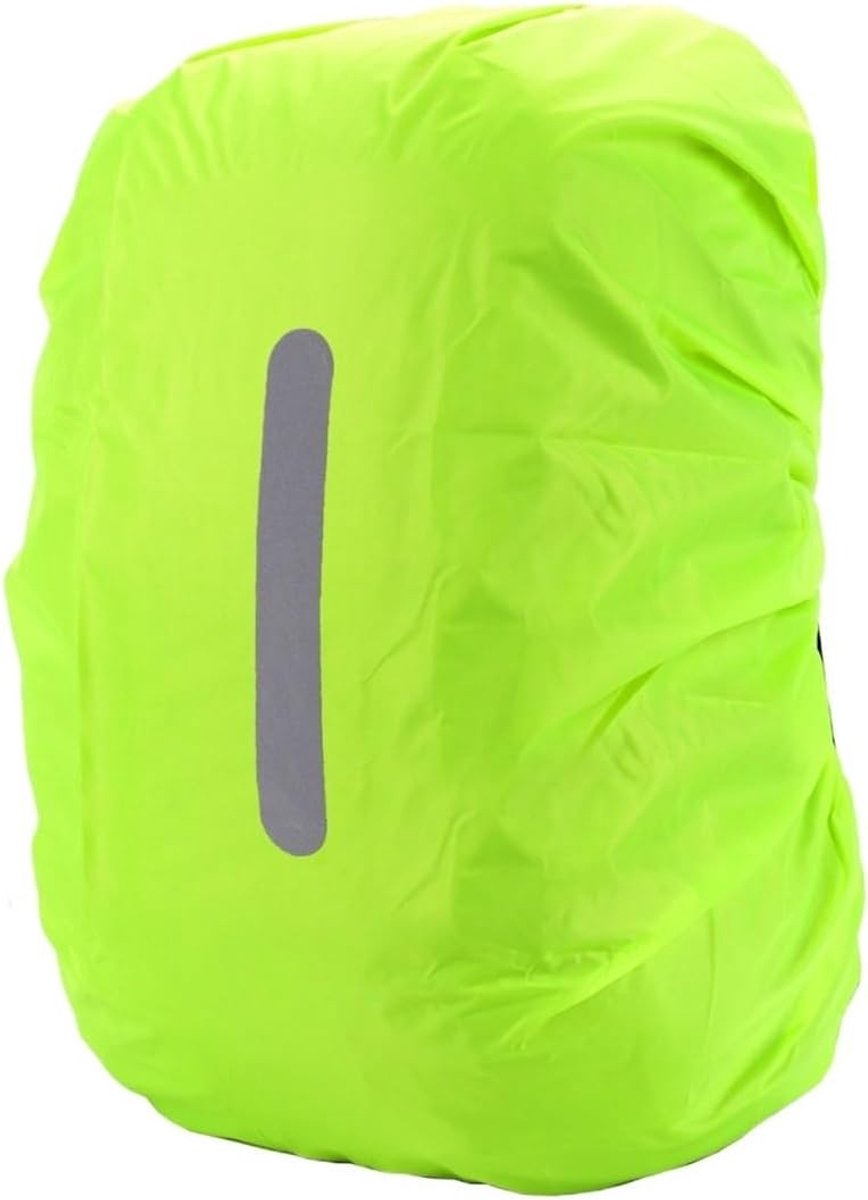 Waterdichte Rugzak Hoes - Reflecterende Regenhoes Backpack - Waterdichte Rugzak Cover voor Outdoor Wandelen Rijden Klimmen - groen
