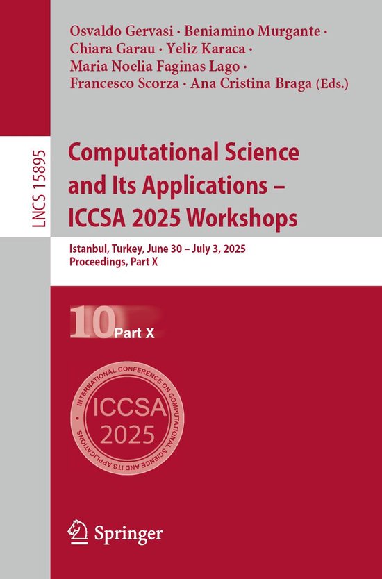 Springer Nature Proceedings Computer Science 10 - Computatio ... - cover