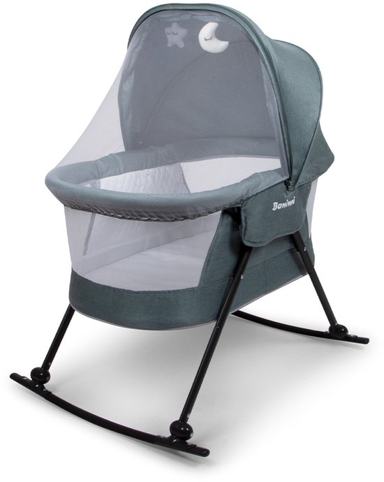 Baninni 3-in-1 Schommelwieg Adora Groen van Baninni — afbeelding 2