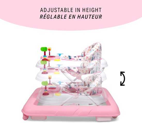 Baninni Loopstoel Dino Roze van Baninni — afbeelding 3