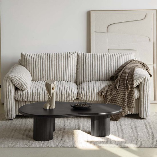 Milton & Oldbrook Salontafel 130 cm Tornio Zwart
