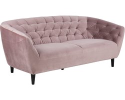 Velvet 3-zitsbank Salem Roze