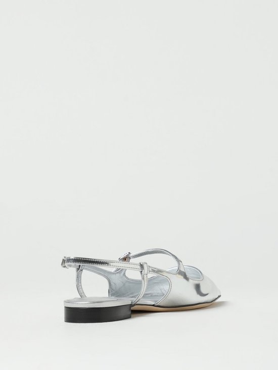 Didi Flat Slingbacks in Laminated Leather