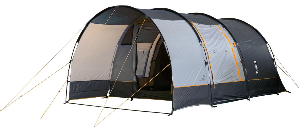 Redwood - Familietent - Zephyr 280 2.0 Tunneltent - Grijs - B280 X L480 X H190