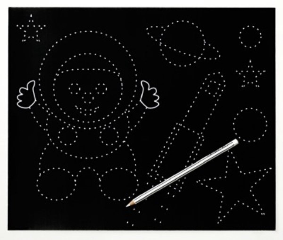 Schrijfbord beginners - 6 dubbelzijdige opdrachtenleien - 30 x 36 cm - 85555