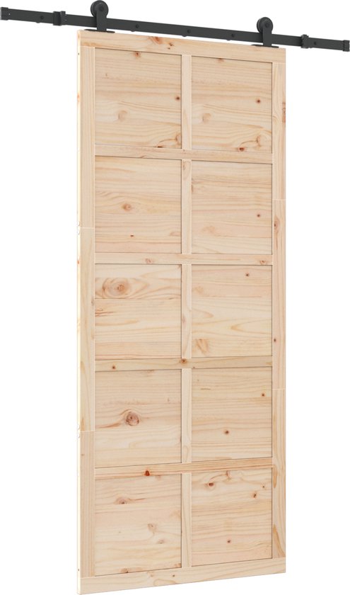 vidaXL Ligbed - Grenenhout - Verstelbaar - Ligbed - Lounge Bed - Tuinset