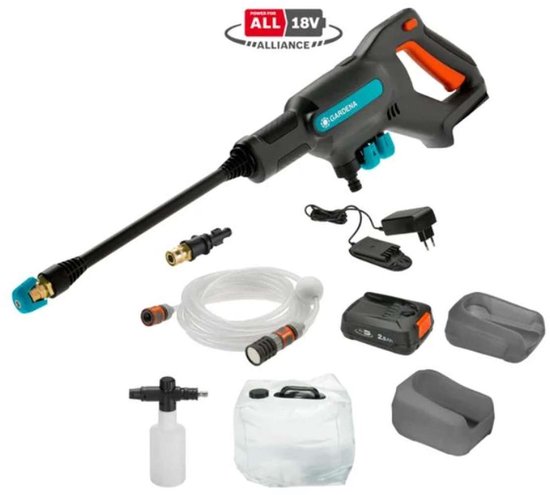 GARDENA AquaClean Accu Medium hogedrukreiniger - 24/18 V P4A - Premium Set van GARDENA — afbeelding 2