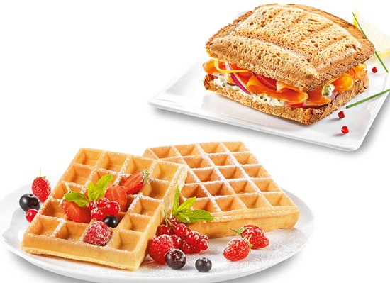 Tefal SW 341B Snack Time Wafel-/Sandwichmaker Zwart/Grijs van Tefal — afbeelding 2