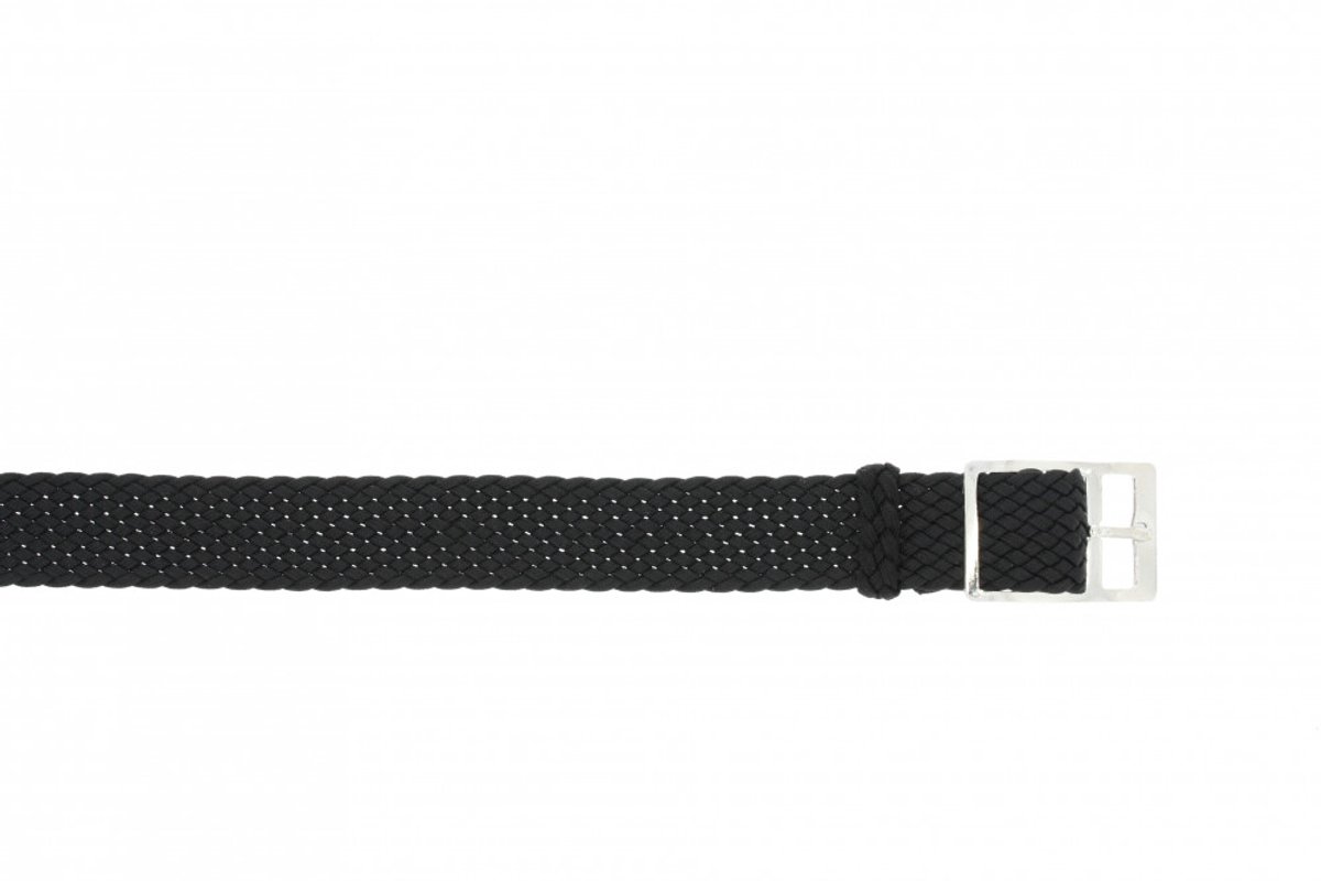 Horlogeband Universeel P20Z Nylon-perlon Zwart 20mm