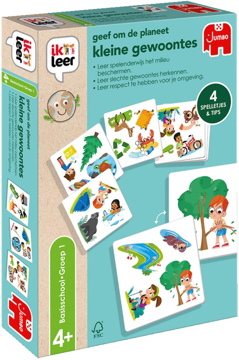 Jumbo - Ik Leer - Geef Om De Planeet - Kleine Gewoontes - Educatief Spel