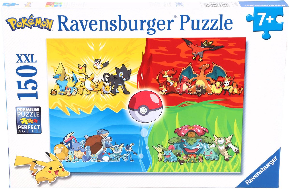 Ravensburger Verschillende Pokemons puzzel - legpuzzel - 150 stukjes — afbeelding 2