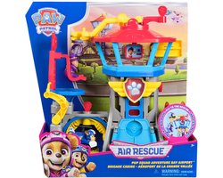 PAW Patrol – Luchtredding – Pup Squad – Avonturenbaai Vliegveld Speelset met Chase speelgoedauto en PAW Patrol-lanceervoertuig