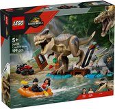 LEGO Jurassic World L'évasion du T. Rex dans la rivière - 76975