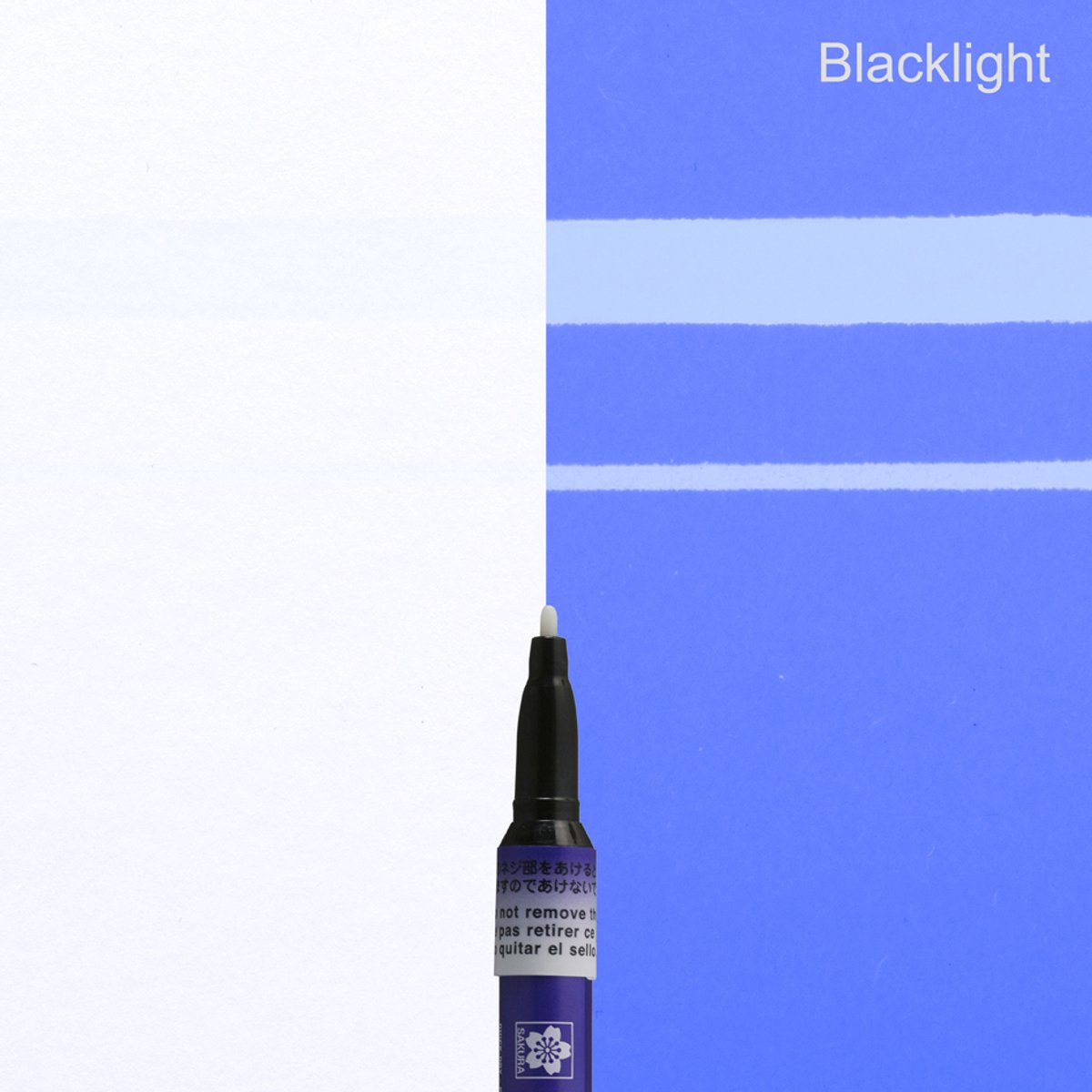 Sakura paint Marker Pen-Touch, fine, ultraviolet blauw