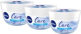 NIVEA Care Bodycrème - Crème Voor gezicht, handen en lichaam - 24 uur lang intensieve voeding - Voordeelverpakking: 3 x 200 ml