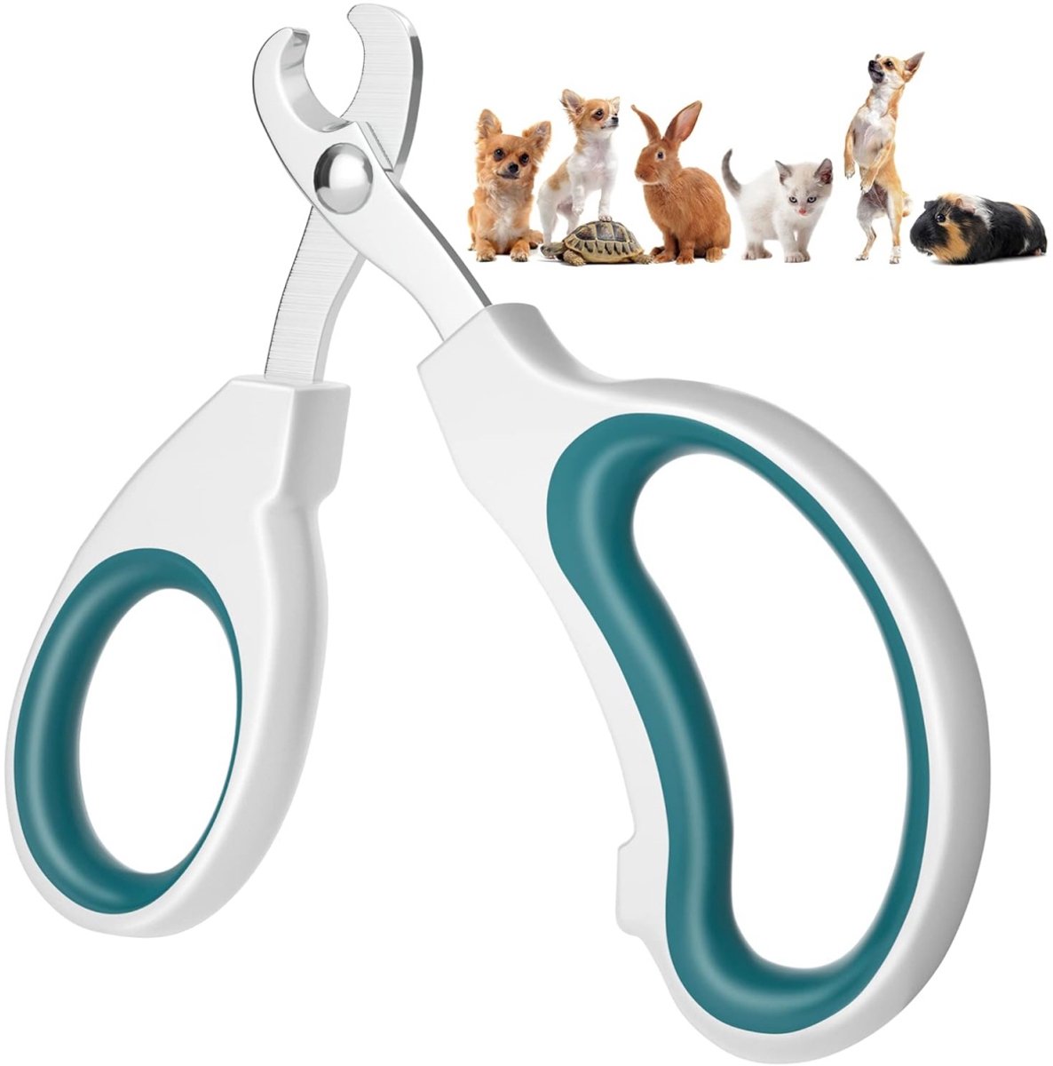 TOVBMUP Klauwknipper - Kattenknipper - Kwaliteitsklauwknipper - Geschikt voor beginners - Kattennagelknipper is gemakkelijk en veilig in gebruik - Blauw