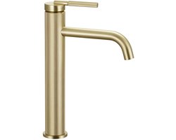 Rea Js-B348-1Bg Argon Hoog - Wastafelkraan - Geborsteld Goud - 14,5 X 5 X 29,5 Cm