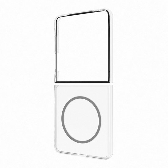 Samsung Galaxy Z Flip 7 Back Cover met Magneet Transparant