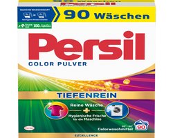 Persil Waspoeder Color - Wasmiddel - Gekleurde Was - Krachtige Vlekverwijdering - Hygiënische frisheid - Grootverpakking - 90 Wasbeurten -